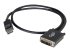 C2G 2m DisplayPort to Single Link DVI-D Adapter Cable M/M - Høyre vinkel